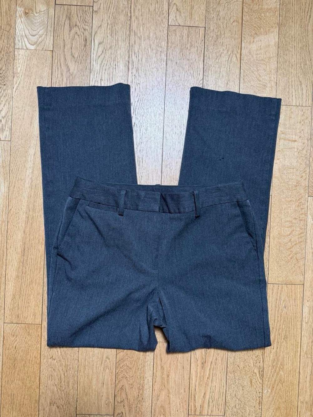 Talbots Gray Barely Boot Trousers Office Siren